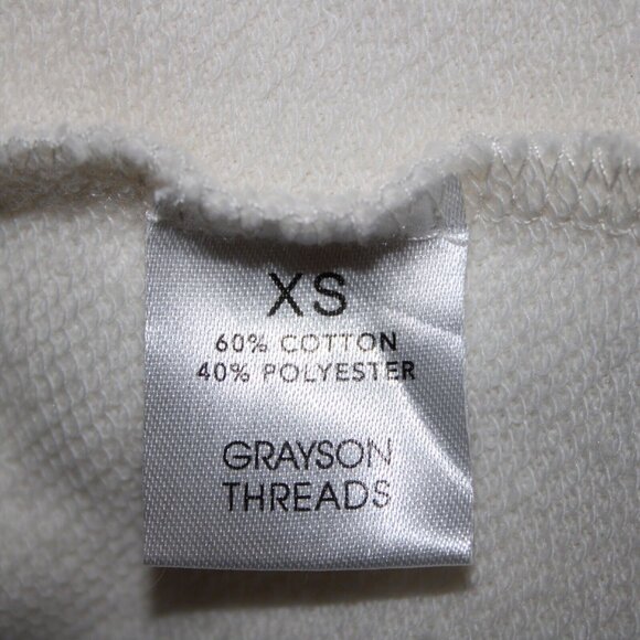 Grayson Threads Sz XS White Gray Orange Skull Graphic Cotton Polyester Top - Picture 14 of 16